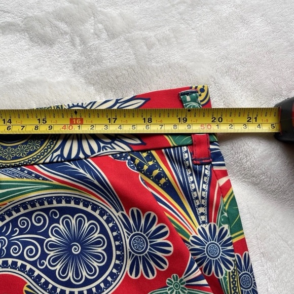 Loudmouth Golf Paisley Red Shorts Mens Size 38 - Picture 7 of 10